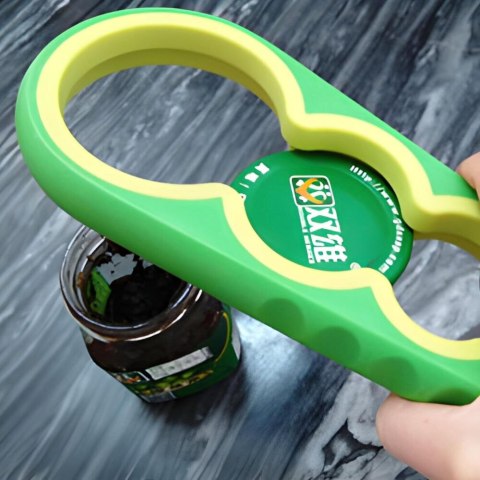 Otwieracz do słoików butelek nakrętek uniwersalny wielofunkcyjny 4w1 PID1327