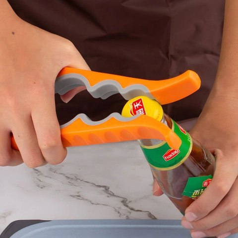 Otwieracz do słoików butelek nakrętek uniwersalny wielofunkcyjny 4w1 PID1327