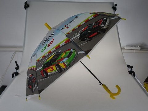 Parasolka chłopięca auta wyścigowe