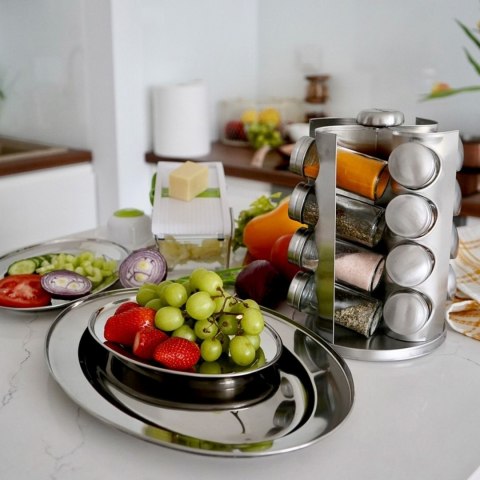 Półmisek metalowy 25 cm owalny