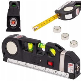Poziomica laserowa z miarką 250cm miara laser led | XJ807