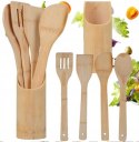 Przybory kuchenne drewniane 5szt. 30cm | XJ4992