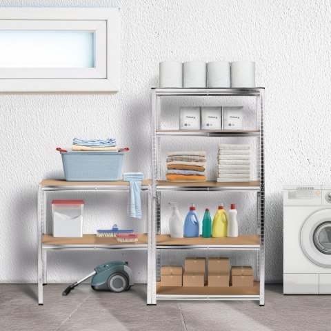 Regał metalowy uniwersalny 5 poziomów 90 x 40 x 180 cm