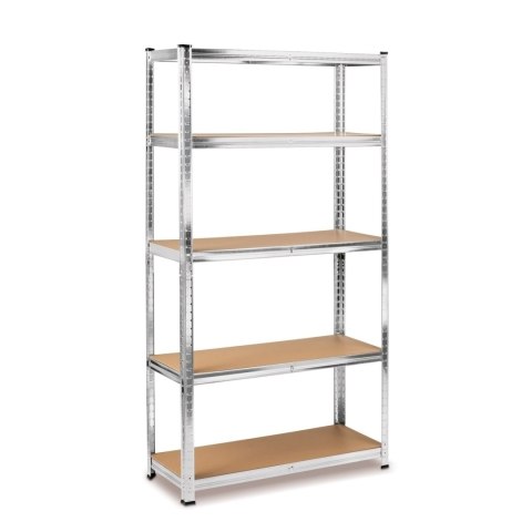 Regał metalowy uniwersalny 5 poziomów 90 x 40 x 180 cm