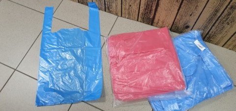 Reklamówka zrywki 100szt. KOLOR 28x48cm