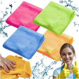 Ścierka z mikrofibry miękka ściereczka kuchenna uniwersalna 30 x 30cm 4szt. PID0310