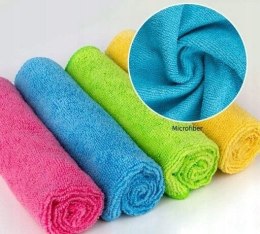 Ścierka z mikrofibry miękka ściereczka kuchenna uniwersalna 30 x 30cm 4szt. PID0310