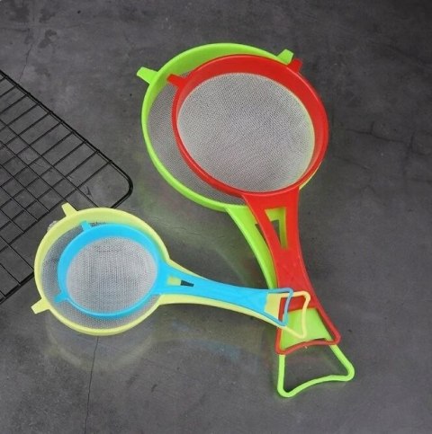 Sitka kuchenne plastikowe gęste sitko cedzak zestaw sitek 4szt. PID0679