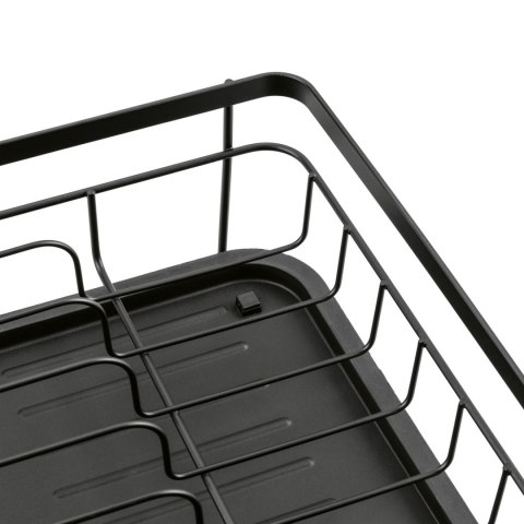 Suszarka do naczyń dwupoziomowa z ociekaczem Konighoffer 48 x 30 x 26 cm czarna
