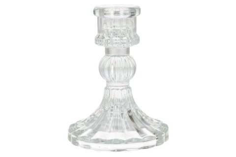Świecznik szklany 8 x 8 x 10,5cm