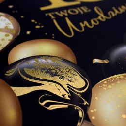 Torba prezentowa A4 18 Czarne balony 24 x 34 x 10cm