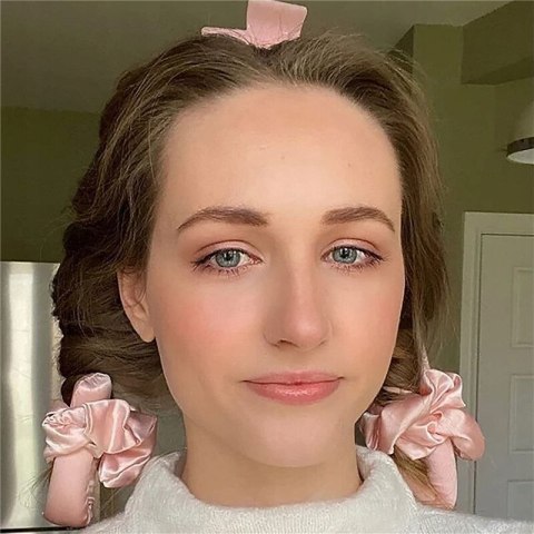 Wałek do kręcenia włosów loków papiloty lokówka opaska gumki klamra PID5038