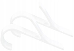 Wieszak haczyk na grzejnik kaloryfer łazienkowy uchwyt 2szt. biały PID0215