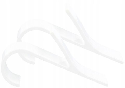 Wieszak haczyk na grzejnik kaloryfer łazienkowy uchwyt 2szt. biały PID0215