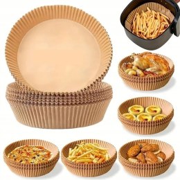 Wkład papierowy do air fryer 20cm 100szt. frytkownica beztłuszczowa | XJ5685