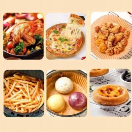 Wkład papierowy do air fryer 20cm 100szt. frytkownica beztłuszczowa | XJ5685