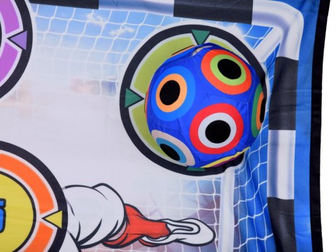 Zestaw do gry w piłkę ścianka strzelności + świecąca piłka nożna ZA5599