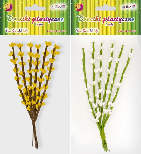 Bazie długość 16 cm 6 gałązek | DPW-9700