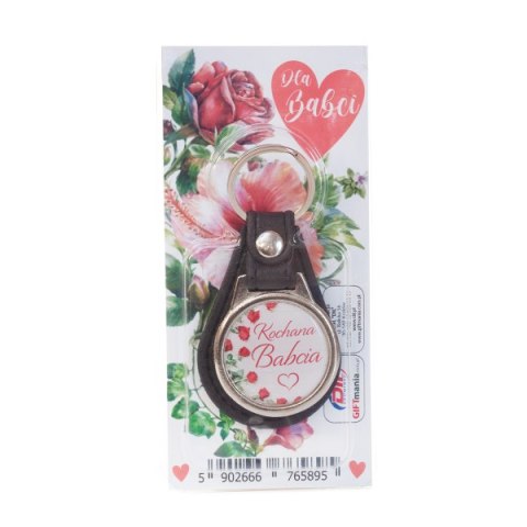 Brelok żelowy w dedykowanym opakowaniu "Kochana Babcia"