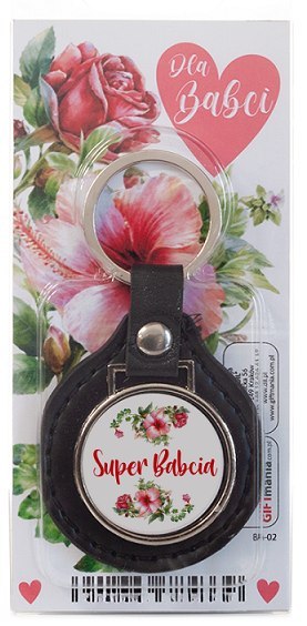 Brelok żelowy w dedykowanym opakowaniu "Super Babcia"