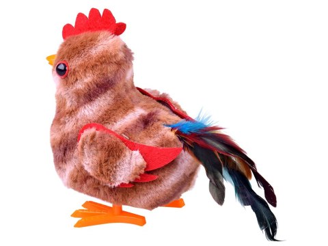 Dreptający KOGUT Bogdan kukuryku! - pieje i macha skrzydłami ZA6018 BR