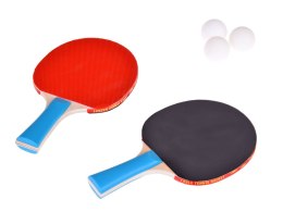 Drewniane paletki do gry w ping-pong + 3 piłeczki Tenis stołowy SP0768