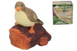 Figura ogrodowa ptak czujnik ruchu 13,5x10x15cm ceramika
