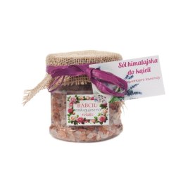 Himalajska sól do kąpieli z kwiatkami lawendy 