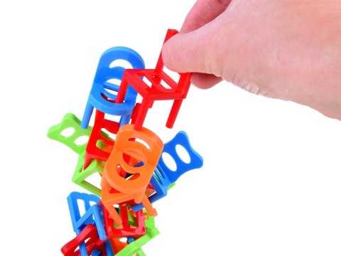 Kolorowa gra zręcznościowa spadające krzesła x 24 sztuki GR0500