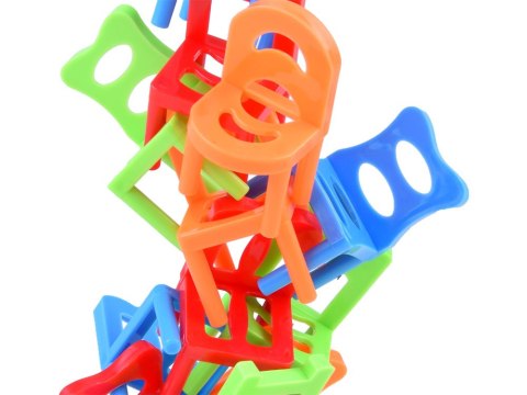 Kolorowa gra zręcznościowa spadające krzesła x 24 sztuki GR0500