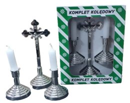 Komplet kolędowy zestaw srebrny