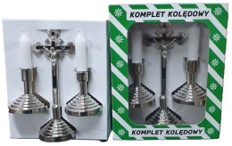 Komplet kolędowy zestaw srebrny