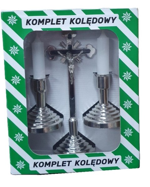 Komplet kolędowy zestaw srebrny
