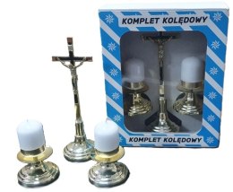 Komplet kolędowy zestaw złoty