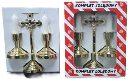 Komplet kolędowy zestaw złoty