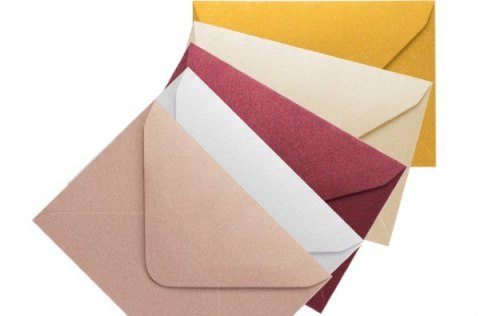 Koperty perłowe mini 110 x 75 mm 100szt. 85-91