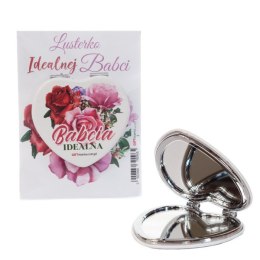 Lusterko kieszonkowe w kształcie serca na blisterku 