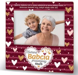 Ramka na zjęcia 20 x 20 cm Kochana Babcia prawdziwy Skarb