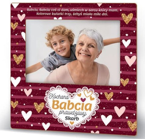 Ramka na zjęcia 20 x 20 cm Kochana Babcia prawdziwy Skarb