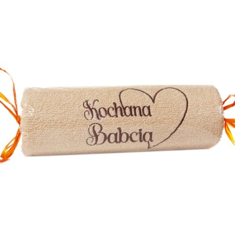 Ręcznik z haftem "Kochana Babcia " 50x100 cm