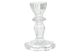 Świecznik szklany 7,5 x 7,5 x 11,5cm