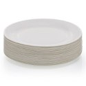 Talerze papierowe białe 23 cm 100szt. 00-64