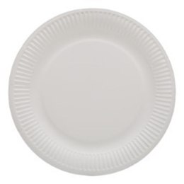 Talerze papierowe białe 23 cm 100szt. 00-64