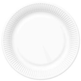 Talerze papierowe białe Ø 22,7cm 20szt. 01-20