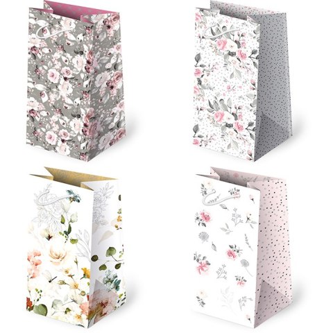 Torebki ozdobne 10szt. T-7L set 106 Kwiaty 10 x 22 x 6 cm