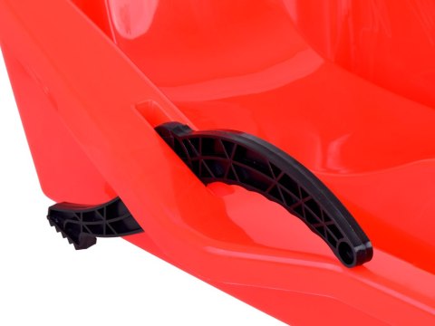 Wygodne lekkie sanki dla dzieci z oparciem hamulcem i kierownica SP0807