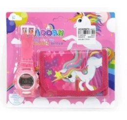 Zestaw zegarek + portfel Księżniczki na blistrze