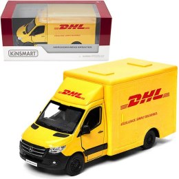 Auto metalowe 16 x 8 x 7cm KINSMART MERCEDES-BENZ SPRINTER DHL 1:48 K-163