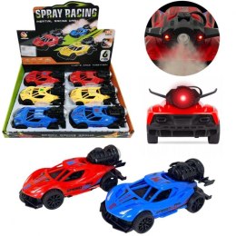 Auto ze światłem dźwiękiem i mgiełką 15cm A-2134