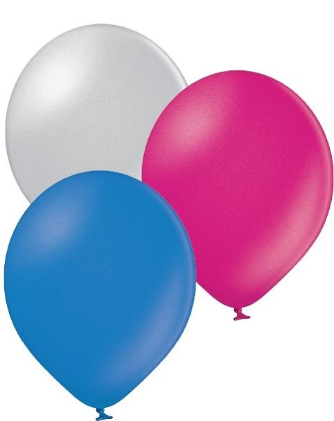 Balony 30cm metalizowane mix. BAL-14M-MIX (B105M-MIX)
